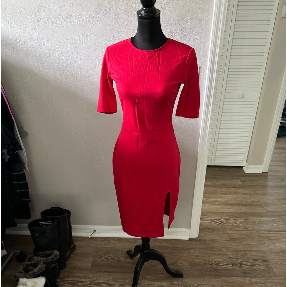 Bailey 44 Fitted Red Dress!